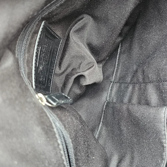 Coach Tote with Black and Purlpe - Picture 7 of 7